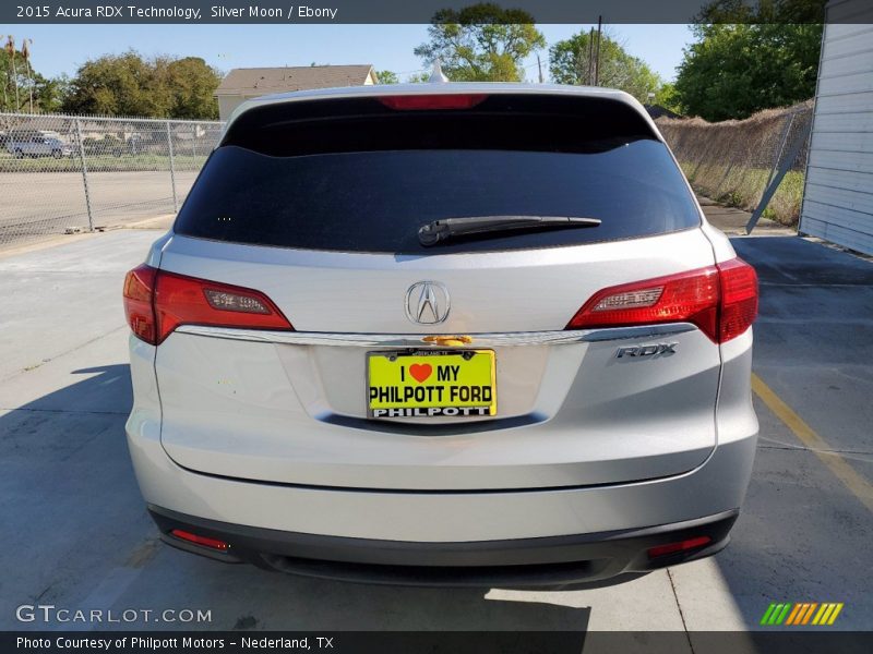 Silver Moon / Ebony 2015 Acura RDX Technology