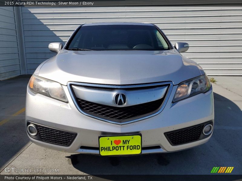 Silver Moon / Ebony 2015 Acura RDX Technology