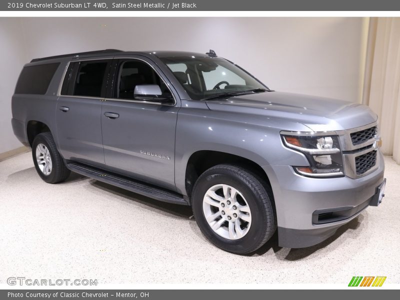 Satin Steel Metallic / Jet Black 2019 Chevrolet Suburban LT 4WD
