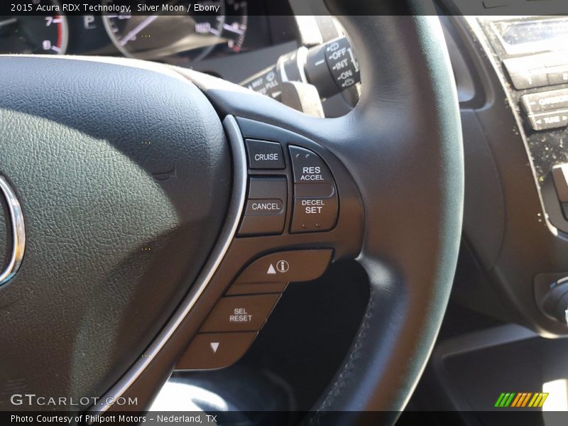 Silver Moon / Ebony 2015 Acura RDX Technology