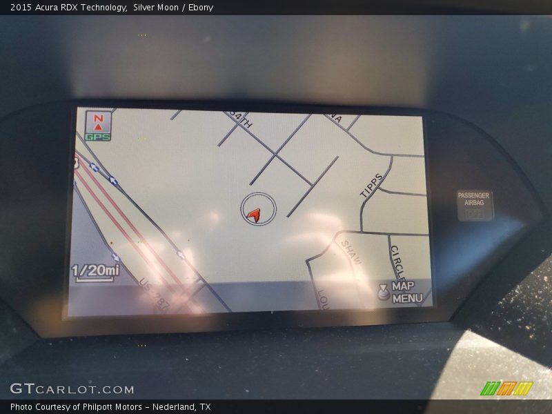 Silver Moon / Ebony 2015 Acura RDX Technology