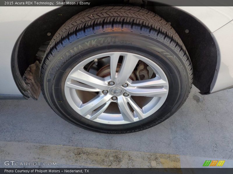 Silver Moon / Ebony 2015 Acura RDX Technology