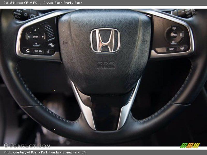 Crystal Black Pearl / Black 2018 Honda CR-V EX-L