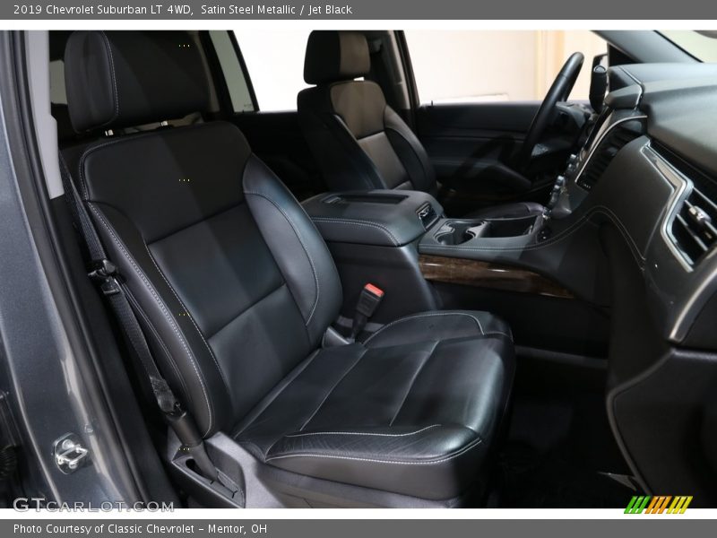 Satin Steel Metallic / Jet Black 2019 Chevrolet Suburban LT 4WD