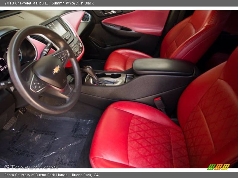 Summit White / Jet Black 2018 Chevrolet Malibu LS