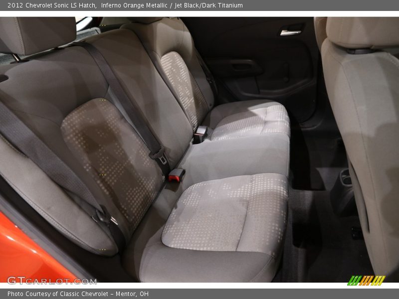 Inferno Orange Metallic / Jet Black/Dark Titanium 2012 Chevrolet Sonic LS Hatch