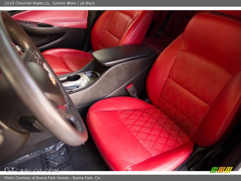 Summit White / Jet Black 2018 Chevrolet Malibu LS