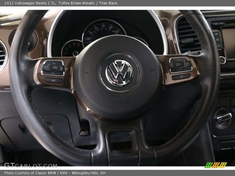Toffee Brown Metallic / Titan Black 2012 Volkswagen Beetle 2.5L