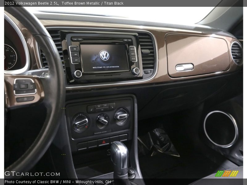 Toffee Brown Metallic / Titan Black 2012 Volkswagen Beetle 2.5L