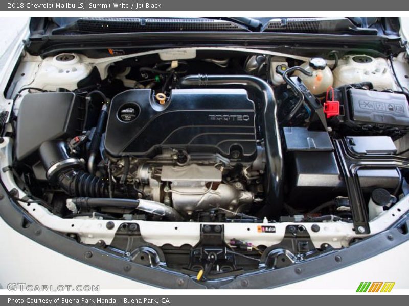 Summit White / Jet Black 2018 Chevrolet Malibu LS