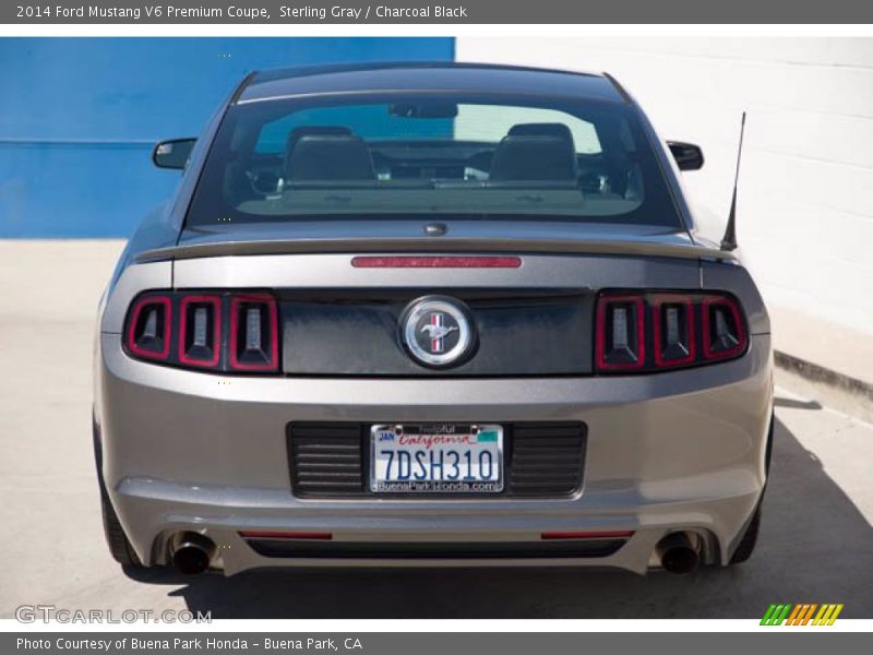 Sterling Gray / Charcoal Black 2014 Ford Mustang V6 Premium Coupe