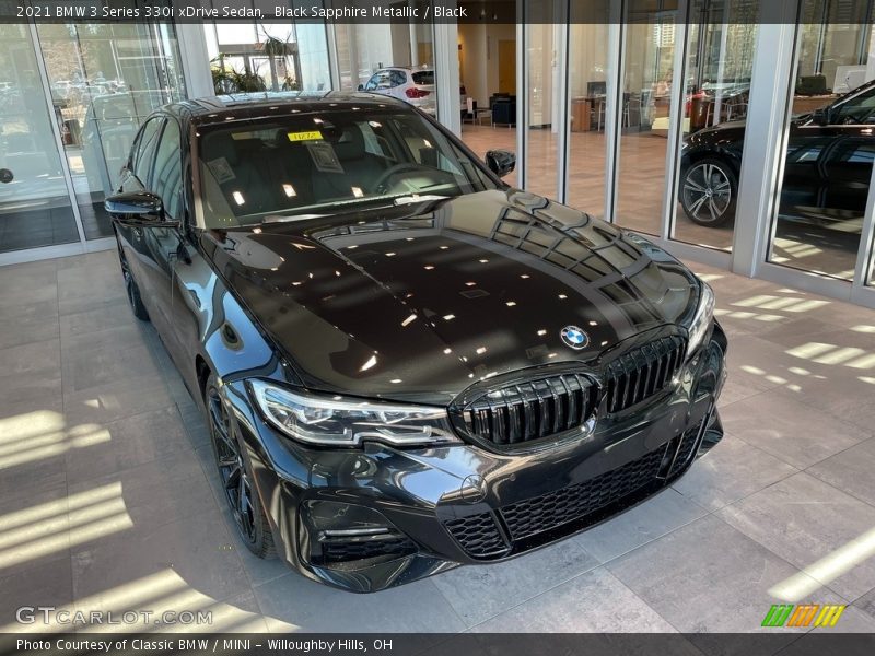 Black Sapphire Metallic / Black 2021 BMW 3 Series 330i xDrive Sedan