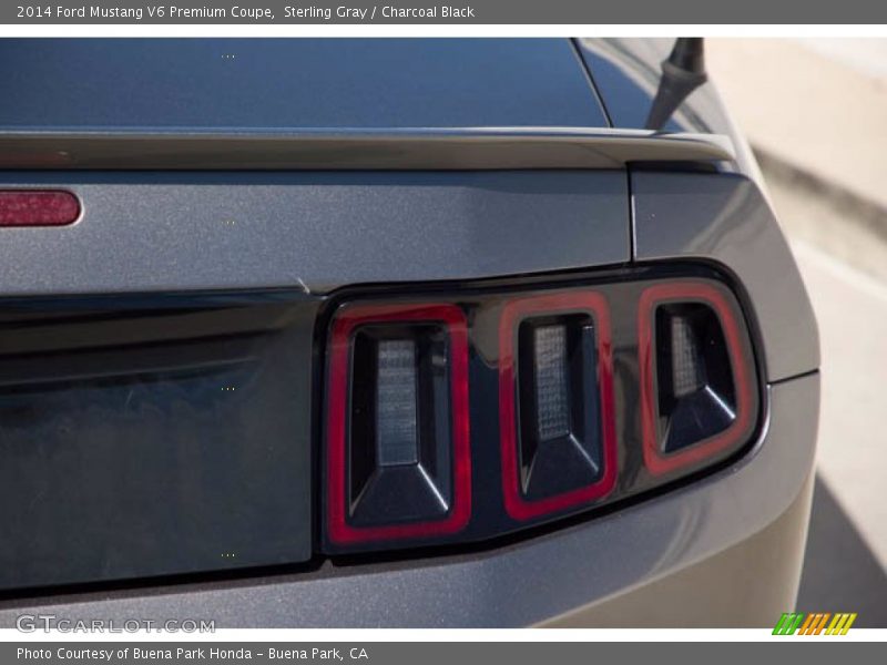 Sterling Gray / Charcoal Black 2014 Ford Mustang V6 Premium Coupe