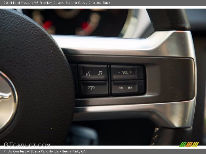 Sterling Gray / Charcoal Black 2014 Ford Mustang V6 Premium Coupe