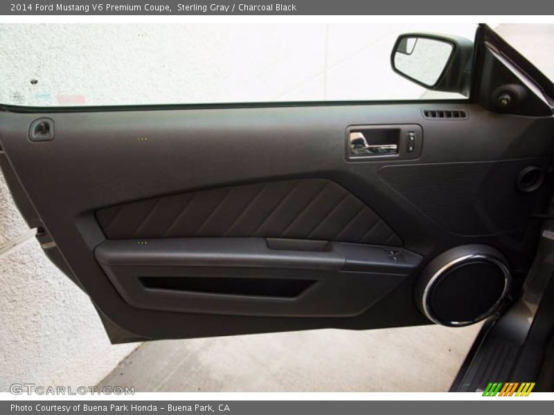 Sterling Gray / Charcoal Black 2014 Ford Mustang V6 Premium Coupe