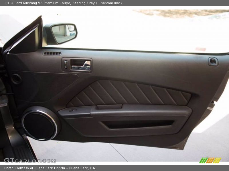 Sterling Gray / Charcoal Black 2014 Ford Mustang V6 Premium Coupe