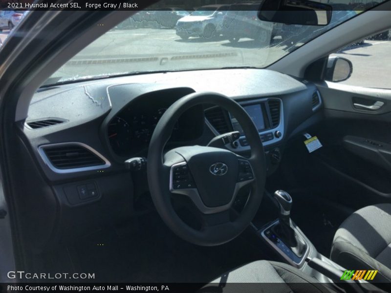 Forge Gray / Black 2021 Hyundai Accent SEL