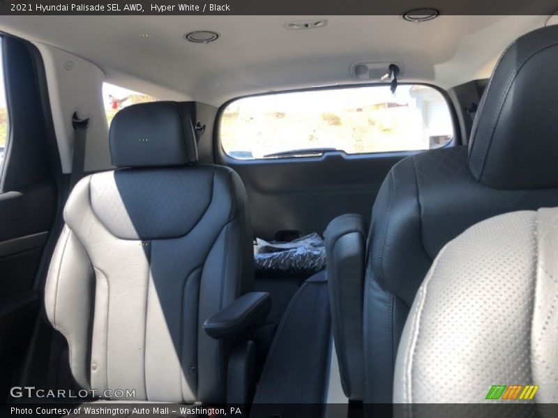 Hyper White / Black 2021 Hyundai Palisade SEL AWD