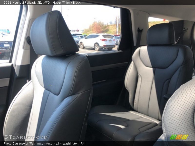 Hyper White / Black 2021 Hyundai Palisade SEL AWD