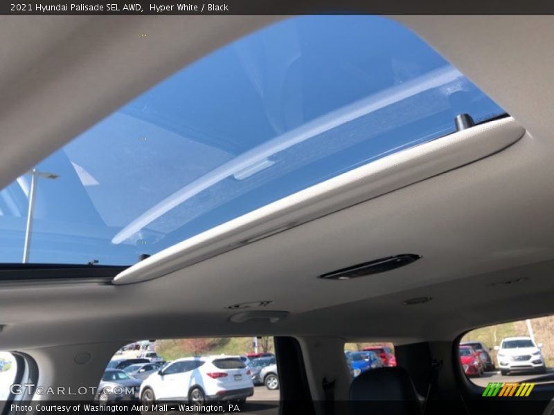 Hyper White / Black 2021 Hyundai Palisade SEL AWD