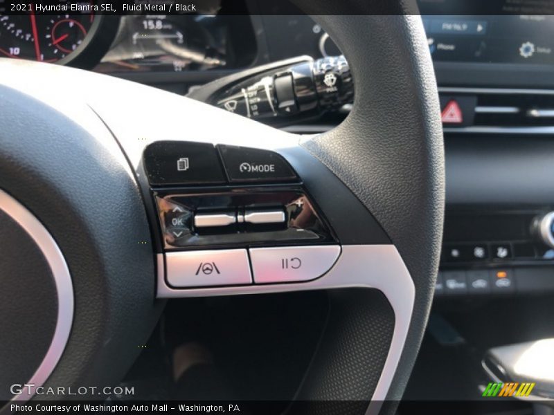 Fluid Metal / Black 2021 Hyundai Elantra SEL