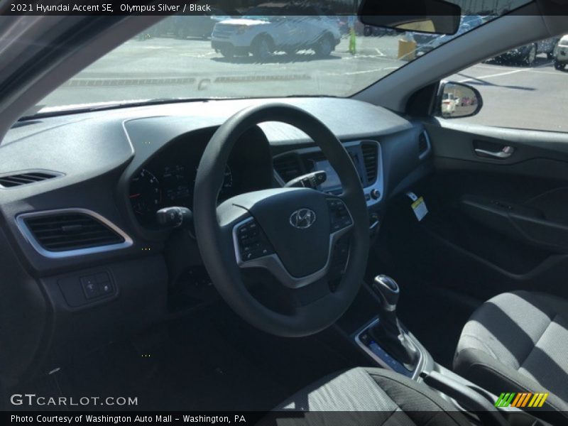 Olympus Silver / Black 2021 Hyundai Accent SE