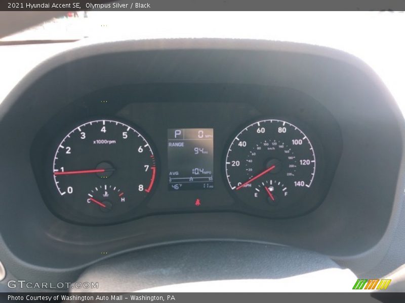 Olympus Silver / Black 2021 Hyundai Accent SE