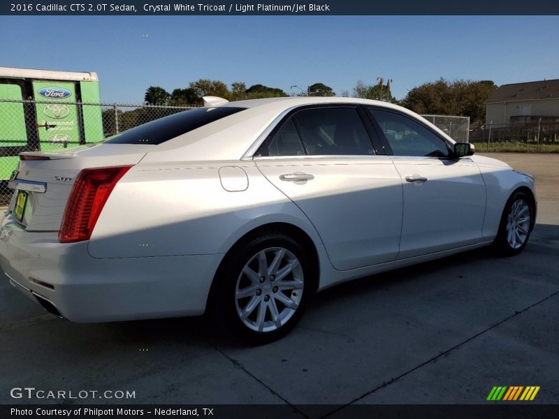 Crystal White Tricoat / Light Platinum/Jet Black 2016 Cadillac CTS 2.0T Sedan