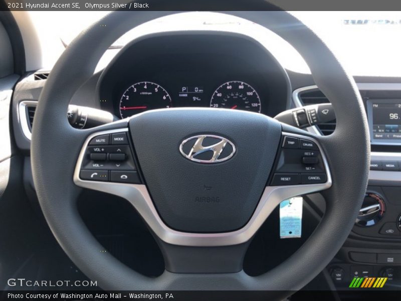 Olympus Silver / Black 2021 Hyundai Accent SE