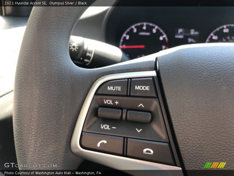 Olympus Silver / Black 2021 Hyundai Accent SE
