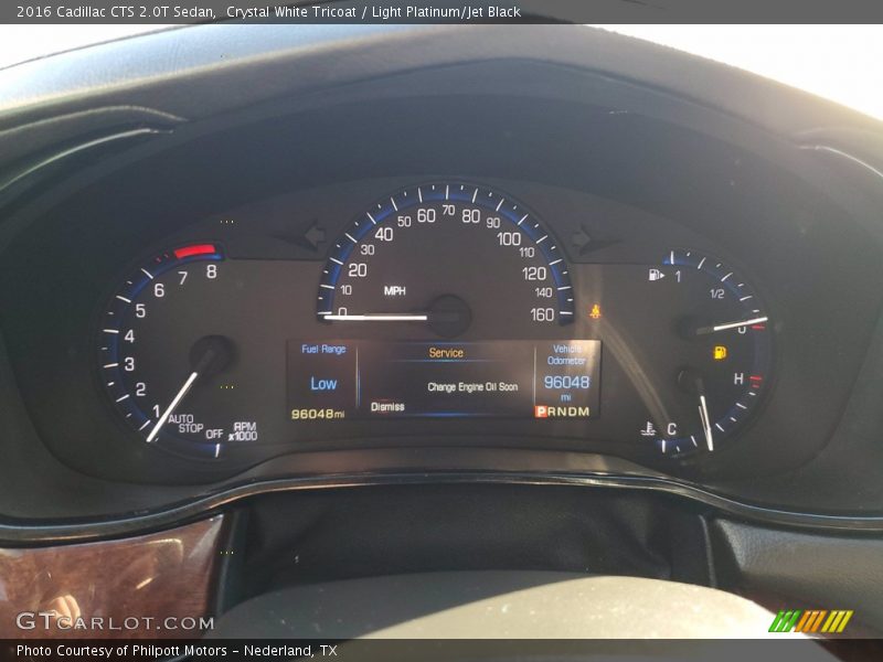  2016 CTS 2.0T Sedan 2.0T Sedan Gauges