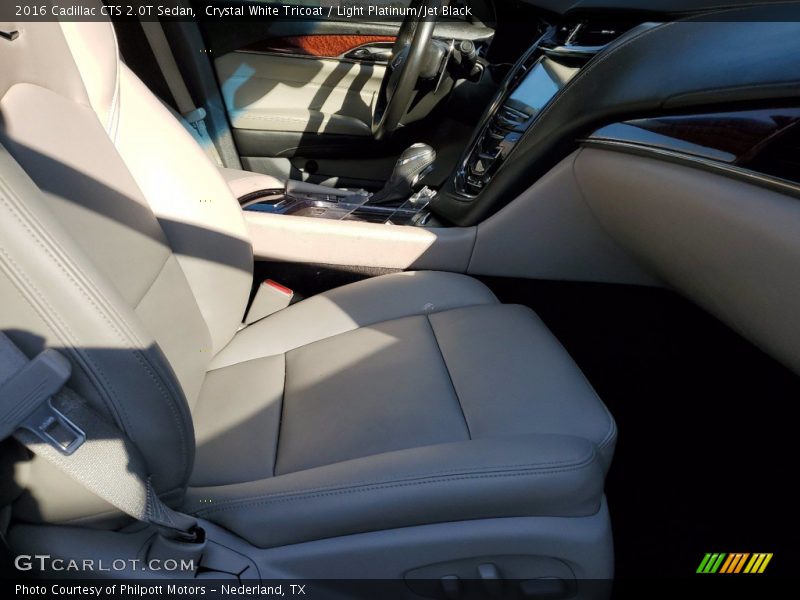 Crystal White Tricoat / Light Platinum/Jet Black 2016 Cadillac CTS 2.0T Sedan