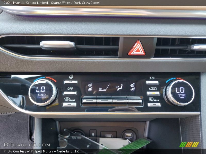 Quartz White / Dark Gray/Camel 2021 Hyundai Sonata Limited
