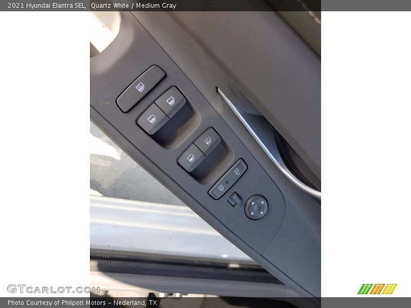 Quartz White / Medium Gray 2021 Hyundai Elantra SEL