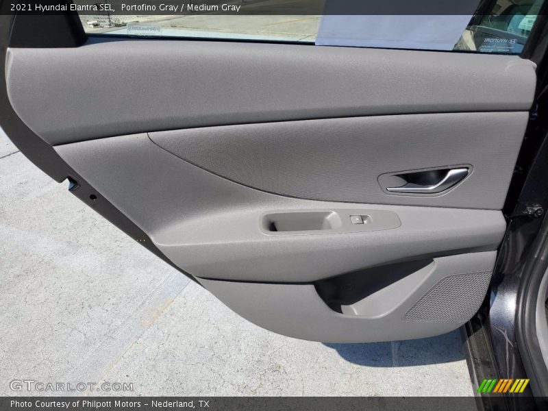 Portofino Gray / Medium Gray 2021 Hyundai Elantra SEL