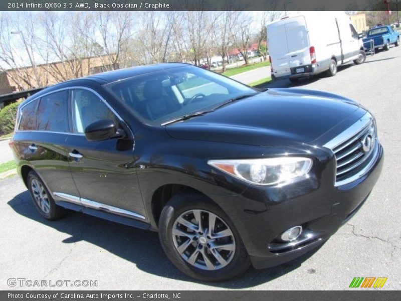 Black Obsidian / Graphite 2014 Infiniti QX60 3.5 AWD