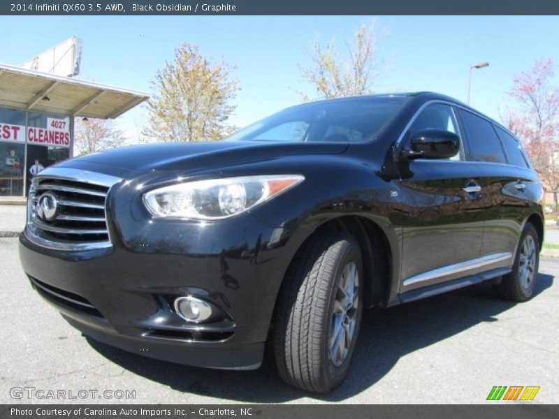 Black Obsidian / Graphite 2014 Infiniti QX60 3.5 AWD