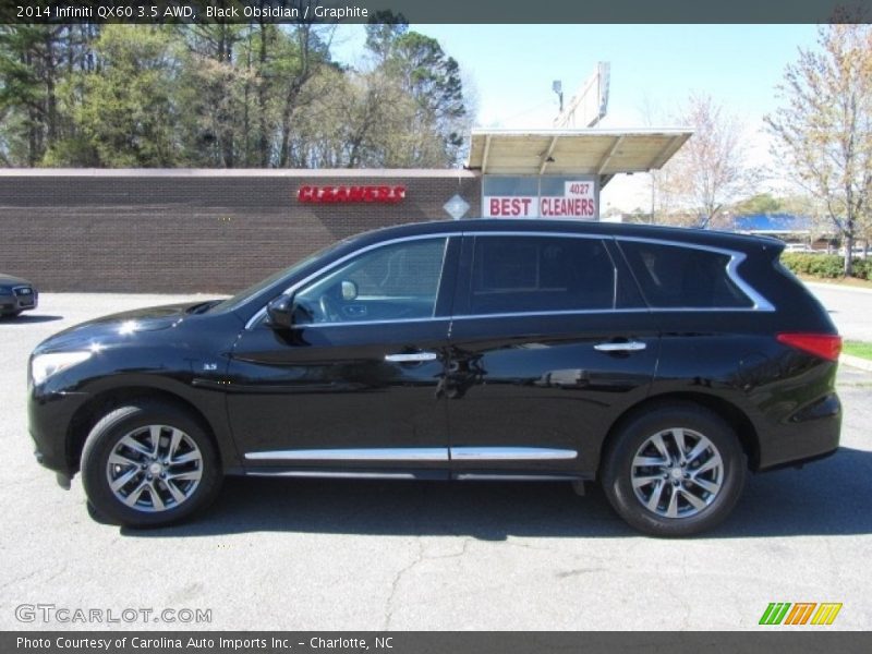 Black Obsidian / Graphite 2014 Infiniti QX60 3.5 AWD