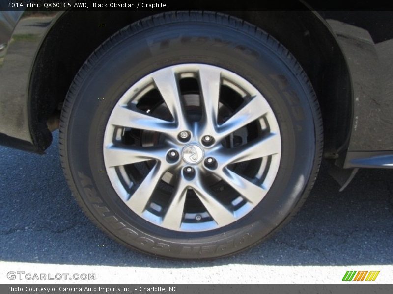Black Obsidian / Graphite 2014 Infiniti QX60 3.5 AWD