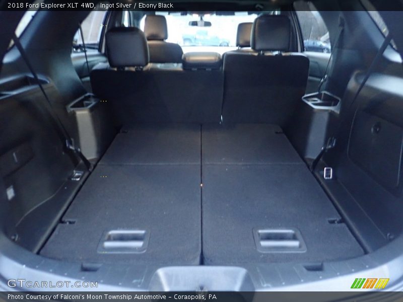 Ingot Silver / Ebony Black 2018 Ford Explorer XLT 4WD