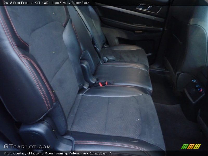 Ingot Silver / Ebony Black 2018 Ford Explorer XLT 4WD