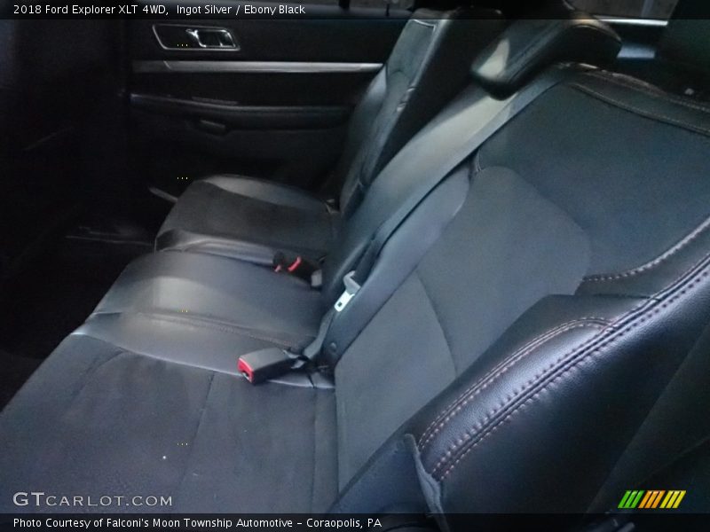Ingot Silver / Ebony Black 2018 Ford Explorer XLT 4WD