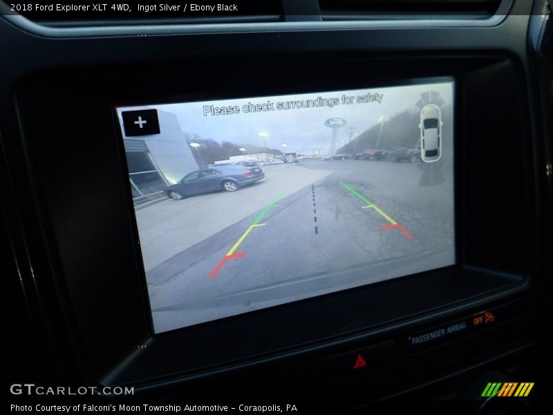 Ingot Silver / Ebony Black 2018 Ford Explorer XLT 4WD