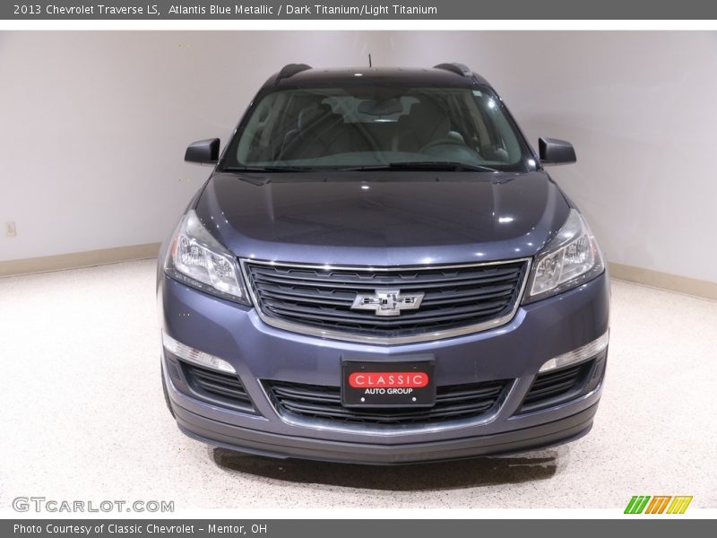 Atlantis Blue Metallic / Dark Titanium/Light Titanium 2013 Chevrolet Traverse LS