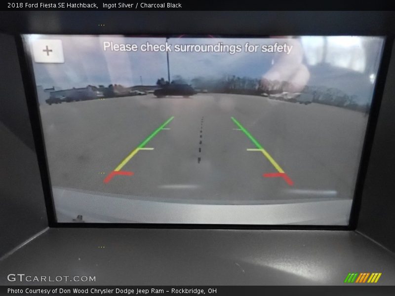 Ingot Silver / Charcoal Black 2018 Ford Fiesta SE Hatchback