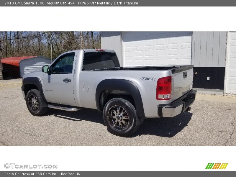 Pure Silver Metallic / Dark Titanium 2010 GMC Sierra 1500 Regular Cab 4x4