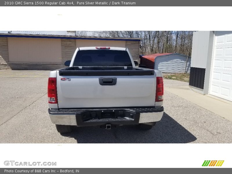 Pure Silver Metallic / Dark Titanium 2010 GMC Sierra 1500 Regular Cab 4x4