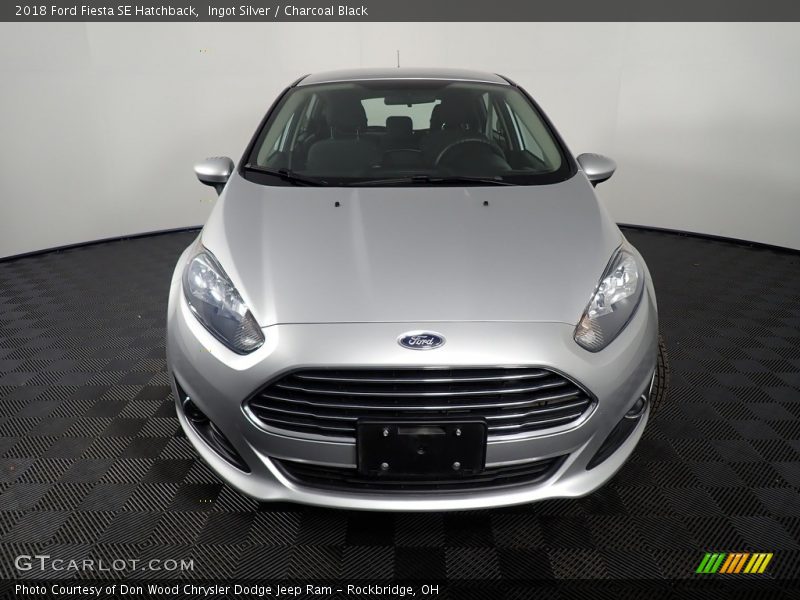 Ingot Silver / Charcoal Black 2018 Ford Fiesta SE Hatchback