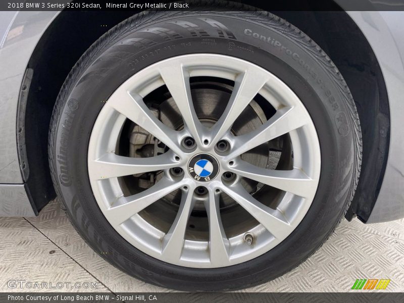 Mineral Grey Metallic / Black 2018 BMW 3 Series 320i Sedan