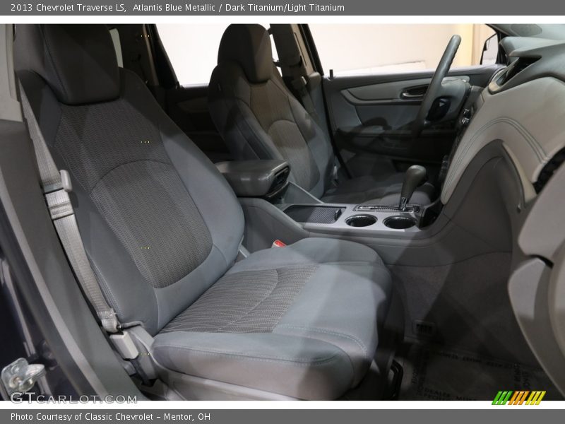 Atlantis Blue Metallic / Dark Titanium/Light Titanium 2013 Chevrolet Traverse LS